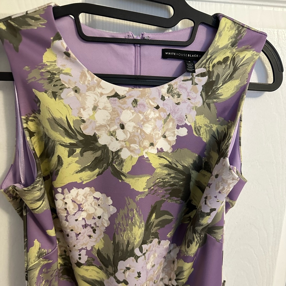 White House Black market hydrangea dress